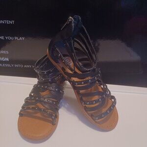Studded Gladiator Sandal - SIZE 4 Youth